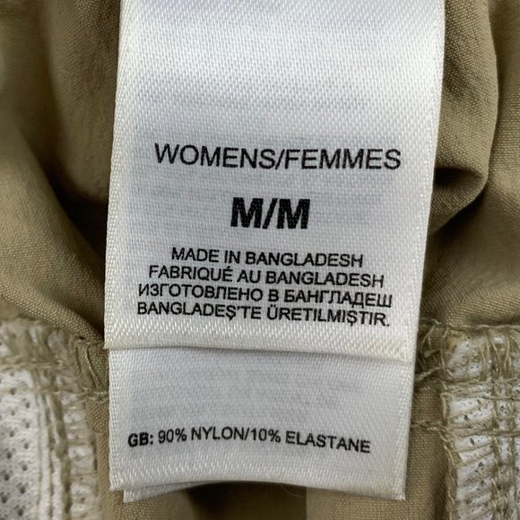 The North Face womens M beige cargo convertible roll up outdoor hiking pants - Picture 5 of 8
